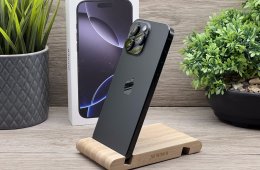 Hibátlan iPhone 16 Pro Max Black Titanium 256GB 2 ÉV Garanciával 91%