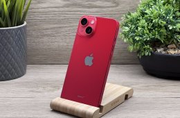 iPhone 14 Red 128GB 2 ÉV Garanciával 90%