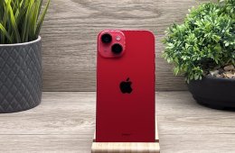 iPhone 14 Red 128GB 2 ÉV Garanciával 90%