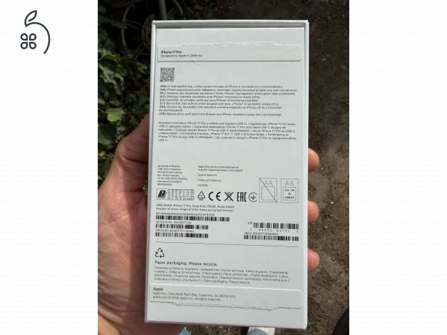 ‼️Eladó vadonatúj iPhone 17 PRO, 256 GB!‼️