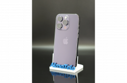 Apple iPhone 14 Pro 256 GB Deep Purple 100% akku - 12 HÓ GARANCIA