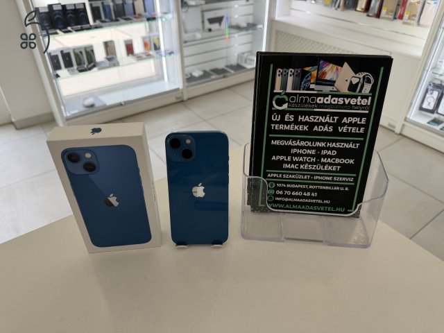 iPhone 13 128GB Független Újszerű/1 hónap gar./Akku 100%/p4889