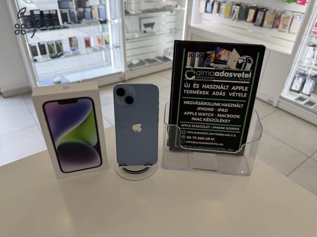 iPhone 14 128GB Független Újszerű/1 hónap gar./Akku 100%/g55