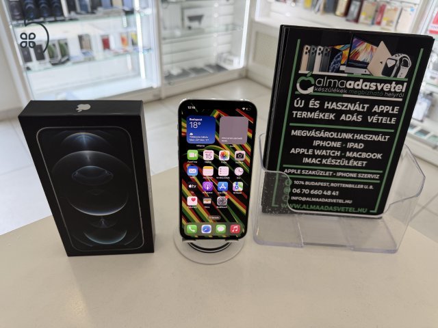 iPhone 12 Pro 128GB Független Újszerű/1 hónap gar./Akku 100%/p4891