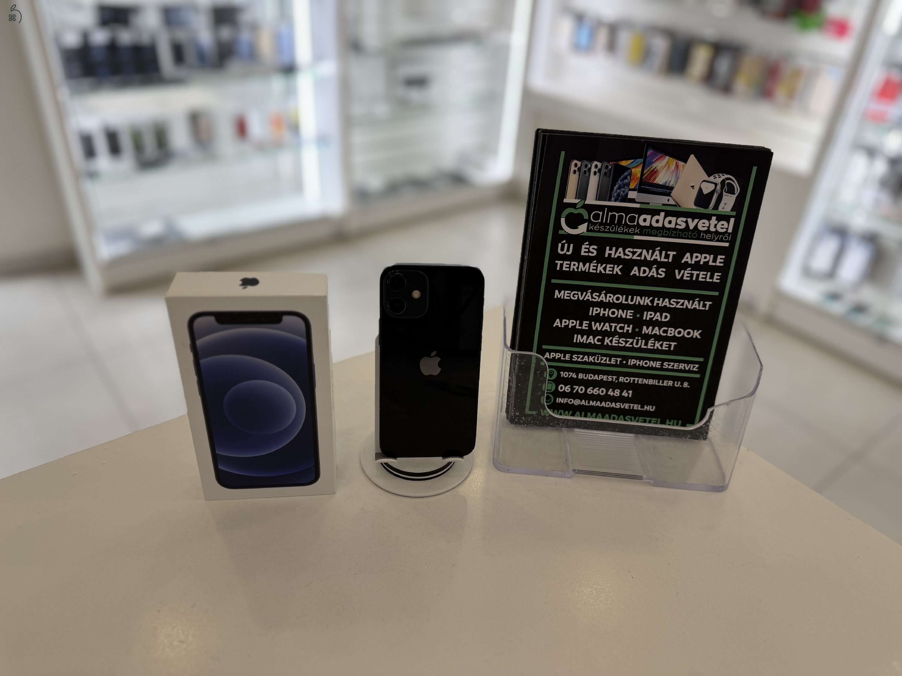 iPhone 12 Mini 128GB Független Használt/Akku 100%/1 hónap gar./p4892