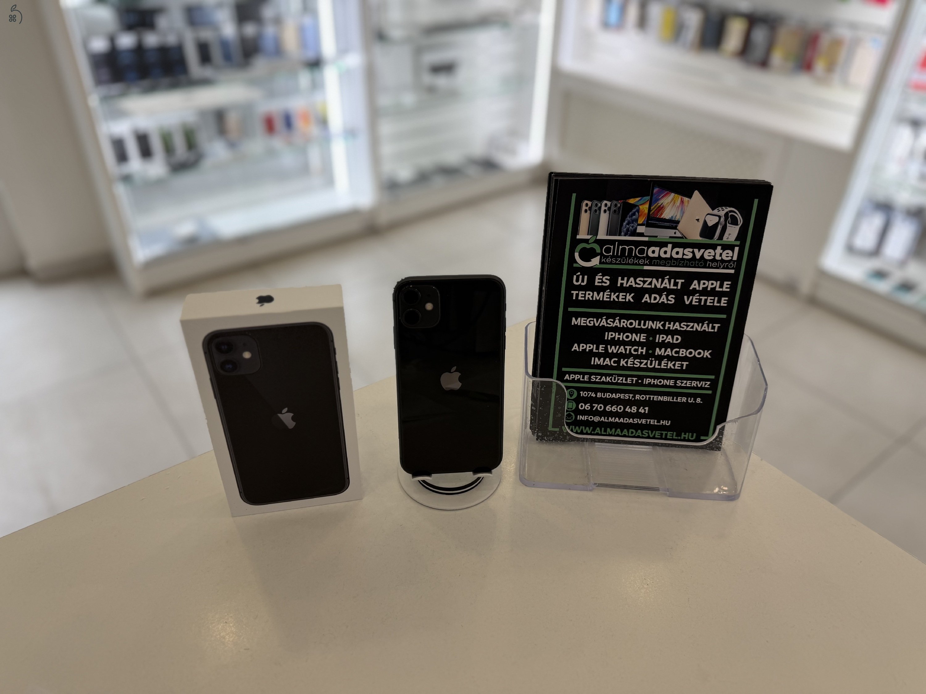 iPhone 11 64GB Független 1 hónap gar./Akku 100%/p4893