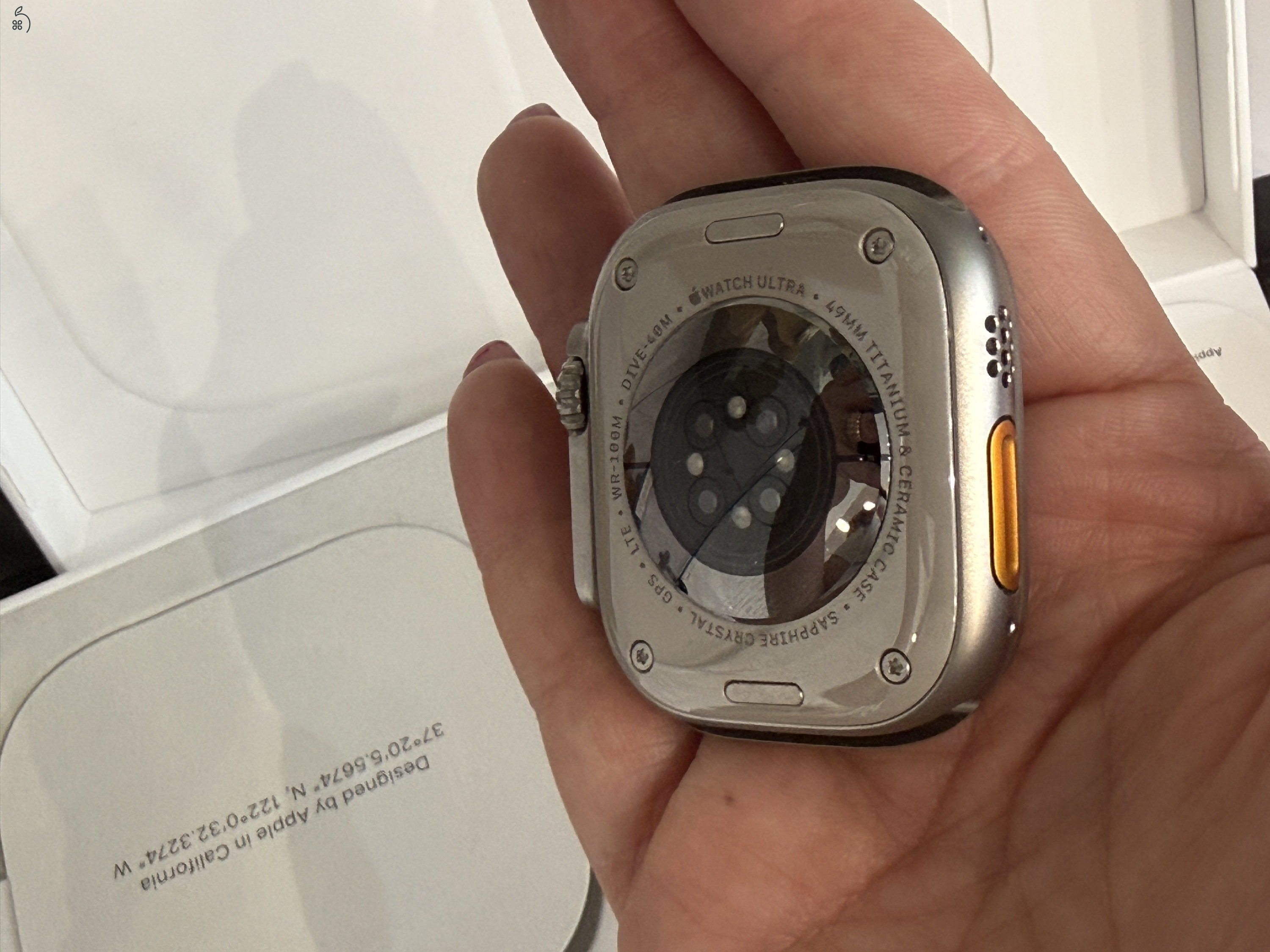 Apple Watch ULTRA 2 49mm 97% akku natúr titán (2/2) iSzerelés.hu