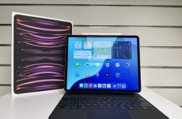 Üzletből, garanciával,  iPad Pro M2 12,9” 128GB Wifi+ Pencil+ magic  keyboard,  kitűnő állapotban