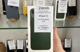 iPhone 13 128GB független zöld | ÚJ AKKU, ÚJ KIJELZŐ (66) iSzerelés.hu