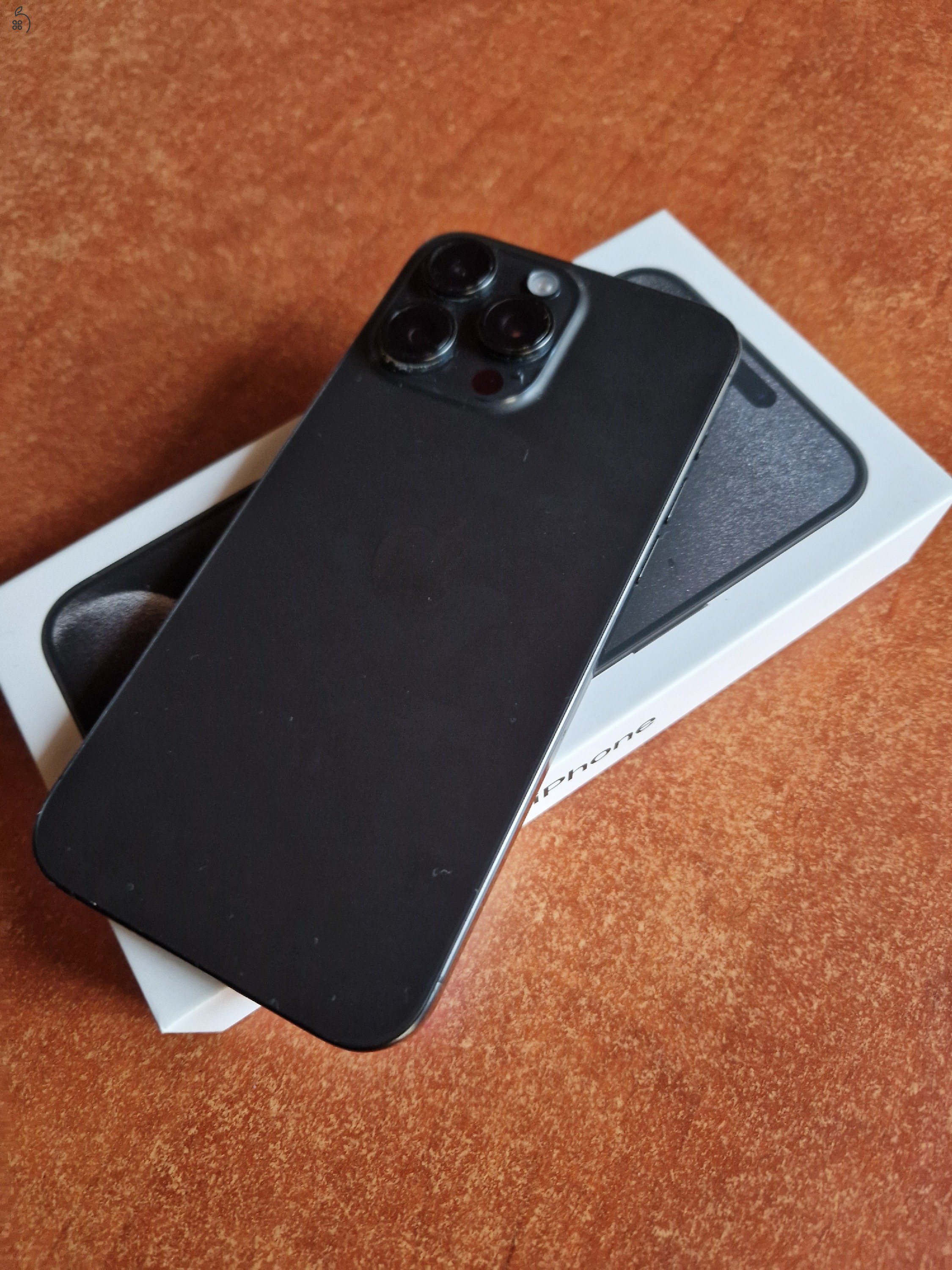 Iphone 15 Pro Max 256GB Black Titanium eladó!
