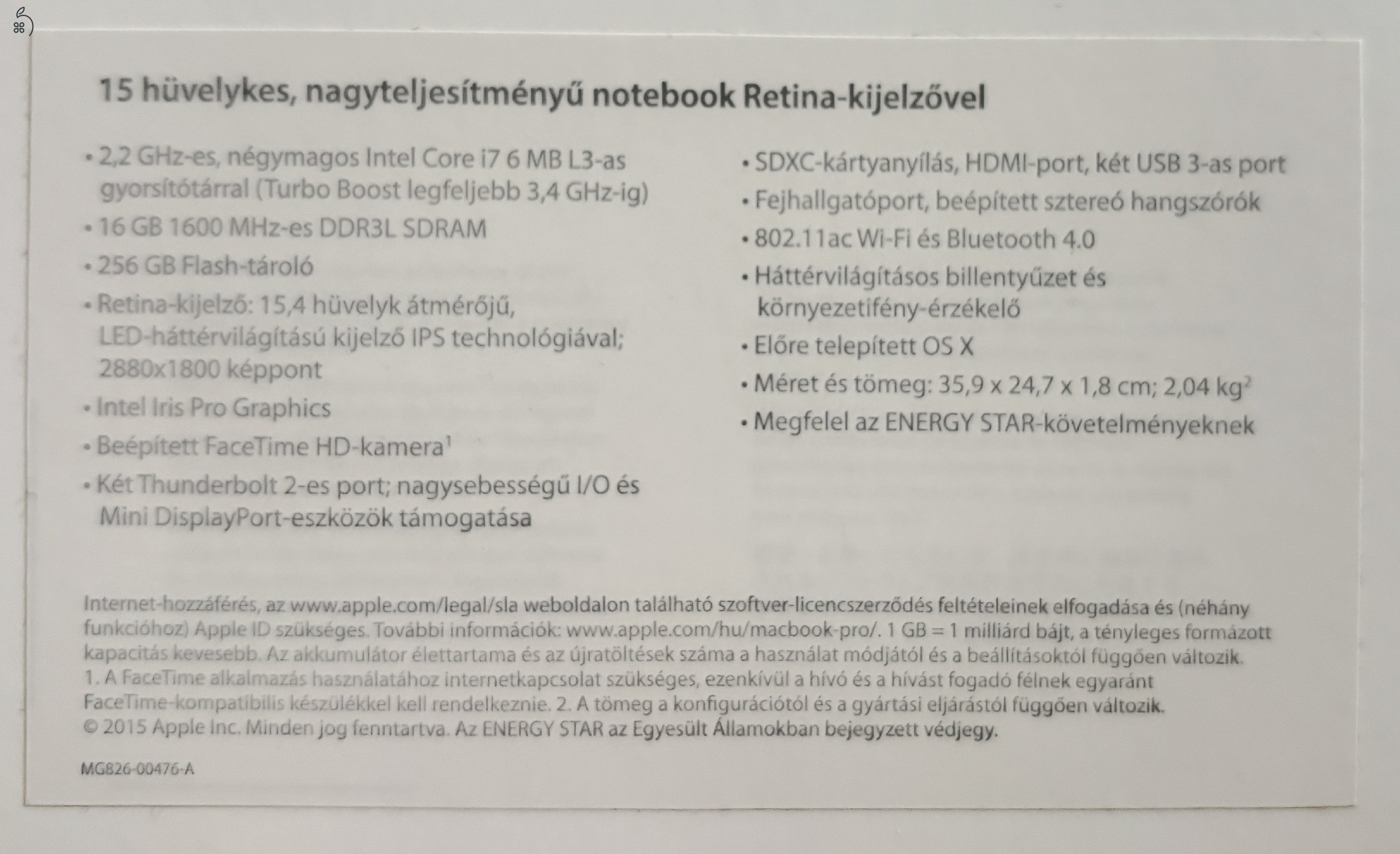 MacBook Pro 15