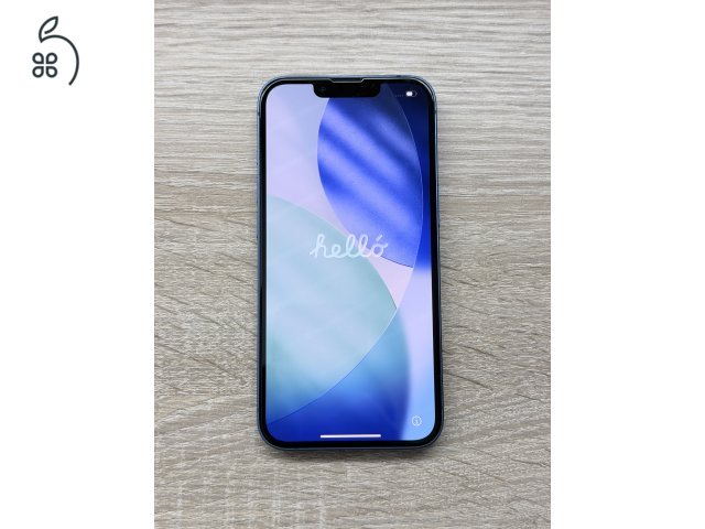 Hibátlan iPhone 13 128 GB kék független telefon