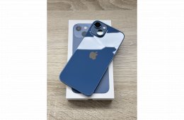 Hibátlan iPhone 13 128 GB kék független telefon