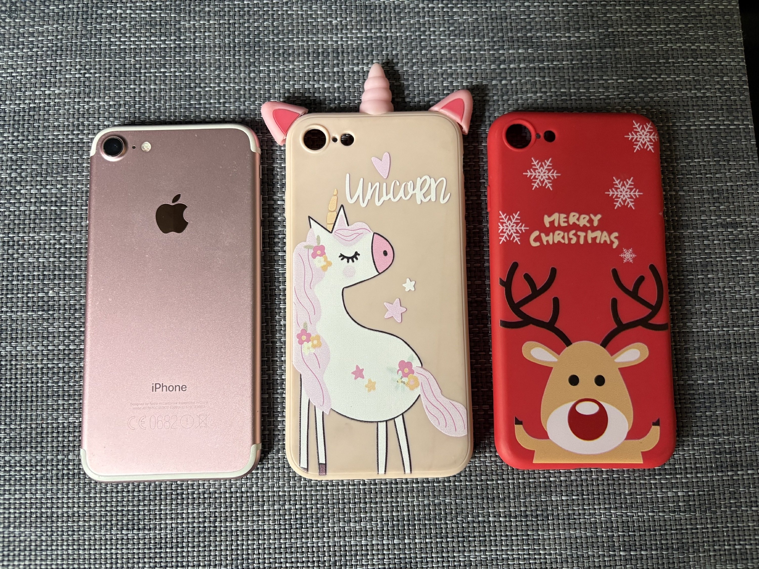 Megkímélt iphone 7 eladó (32GB / rose gold)