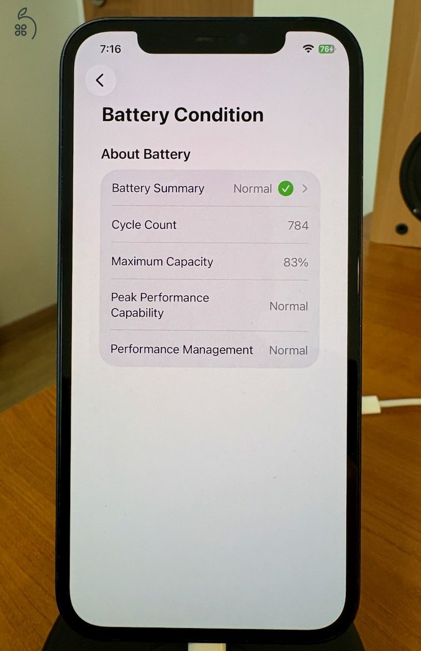 iPhone 12, 64 GB, fekete