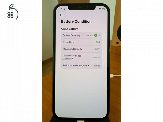 iPhone 12, 64 GB, fekete