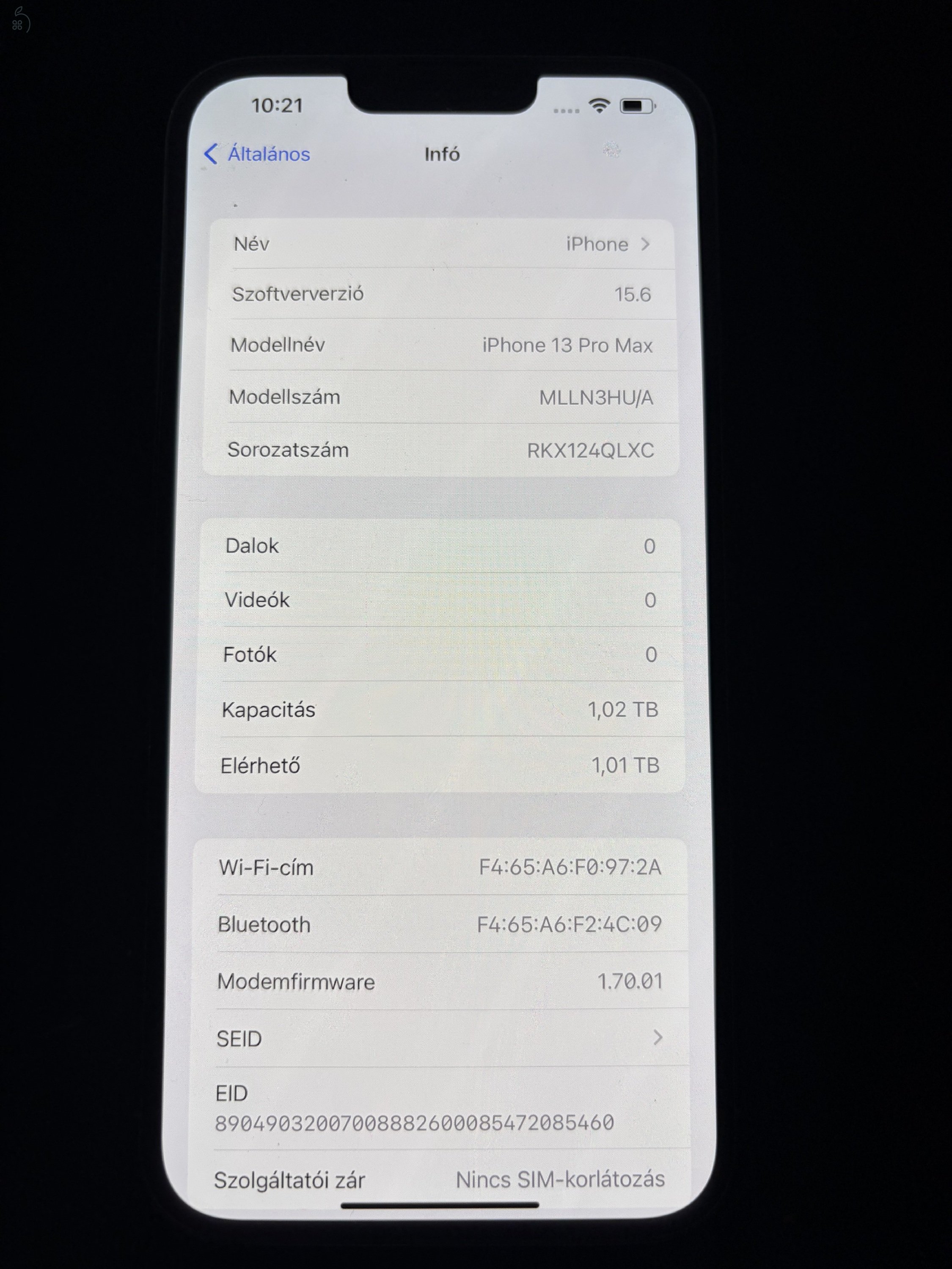 Eladó Iphone 13 Pro Max 1TB