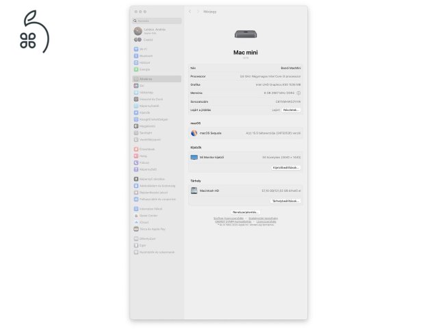 Mac Mini 2018 i3 8GB 