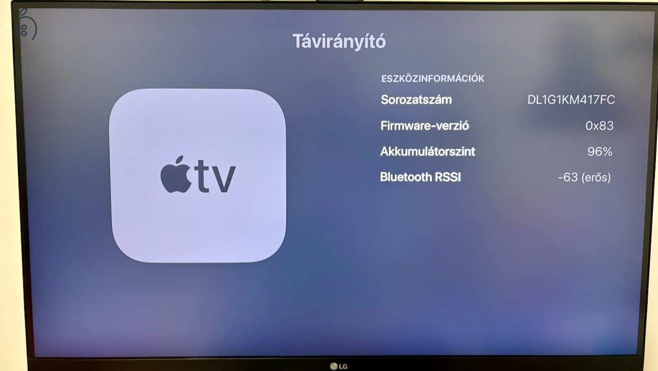 Apple TV 4K 2. generációs, 64 GB
