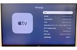 Apple TV 4K 2. generációs, 64 GB