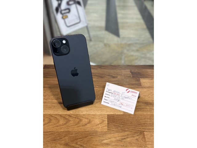 Apple iPhone 15 - 128GB - fekete - Újszerű - Akku 100%  2027.08.09. Apple gar.( 65.)