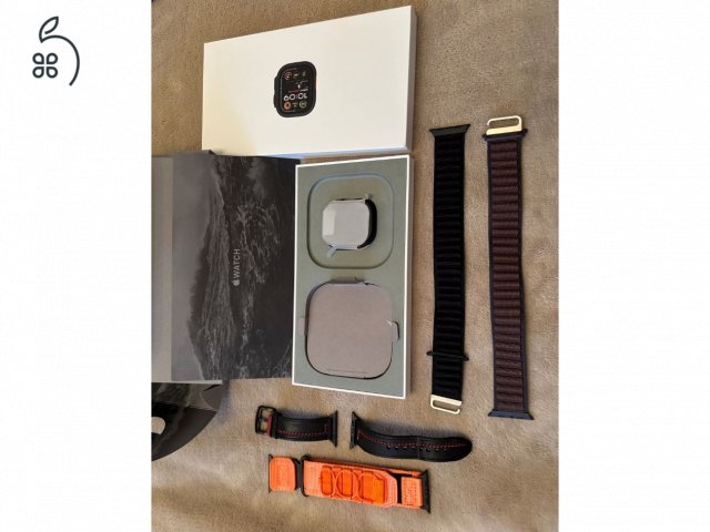 Apple Watch Ultra 2 sok kiegészítővel - 100% akku