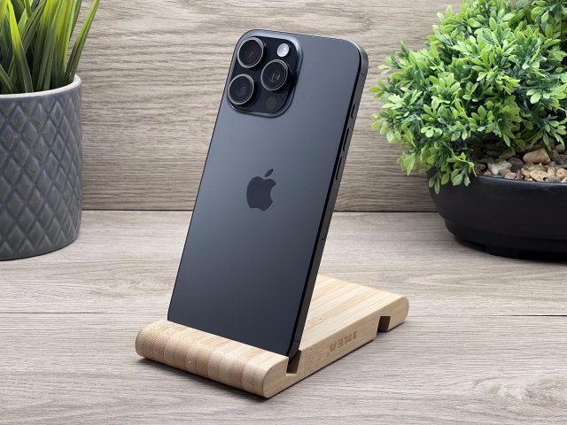 Hibátlan iPhone 16 Pro Max Black Titanium 256GB 2 ÉV Garanciával 92%