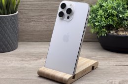 Hibátlan iPhone 16 Pro Max White Titanium 256GB 2 ÉV Garanciával 93%