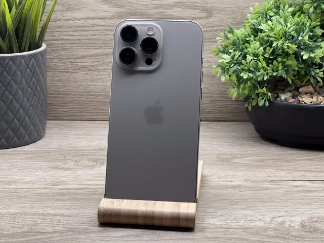 Hibátlan iPhone 16 Pro Max Natural Titanium 256GB 2 ÉV Garanciával 97%