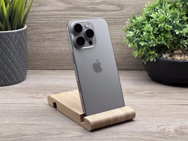 Hibátlan iPhone 16 Pro Natural titanium 128GB 2 ÉV Garanciával 92%
