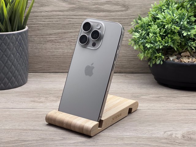 Hibátlan iPhone 16 Pro Natural titanium 128GB 2 ÉV Garanciával 92%