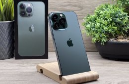 Hibátlan iPhone 13 Pro Alpine Green 128GB 2 ÉV Garanciával