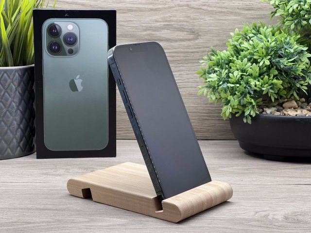 Hibátlan iPhone 13 Pro Alpine Green 128GB 2 ÉV Garanciával