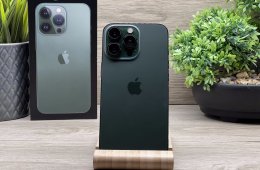 Hibátlan iPhone 13 Pro Alpine Green 128GB 2 ÉV Garanciával