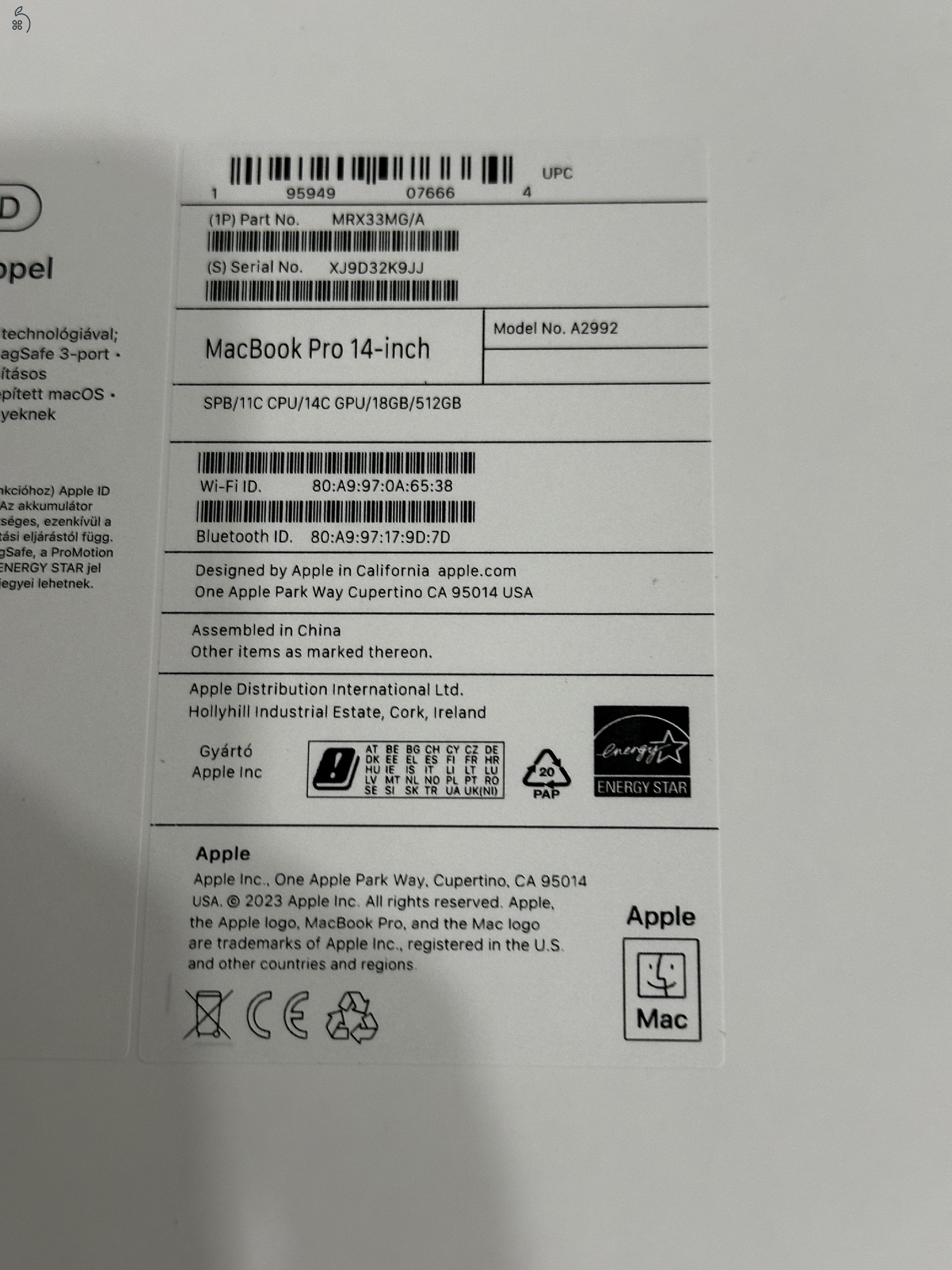 Apple Macbook Pro 14