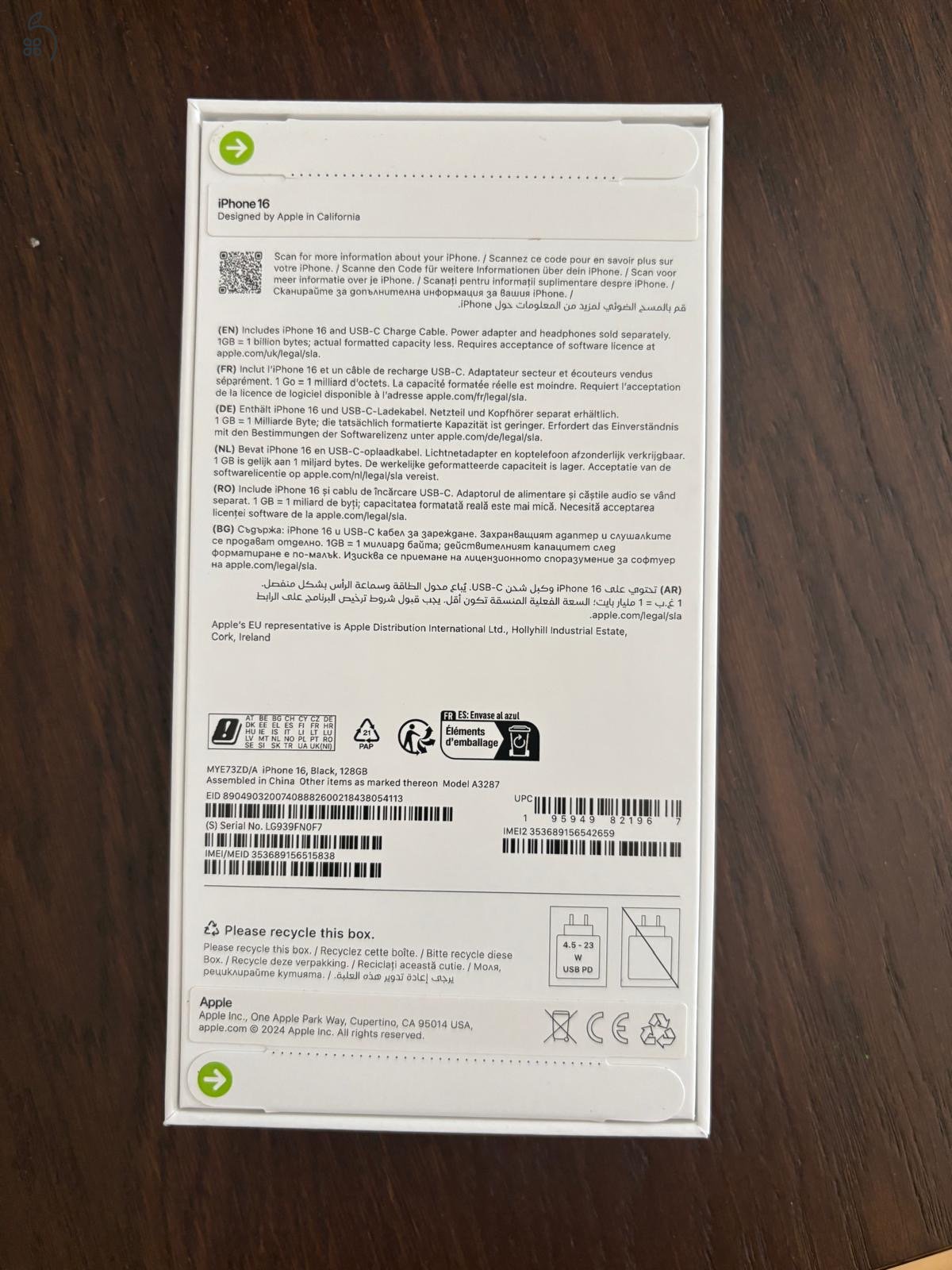 Iphone 16 új, bontatlan eladó