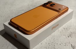 iPhone 17 Pro Max 512GB Cosmic Orange gyárilag független, szinte új!