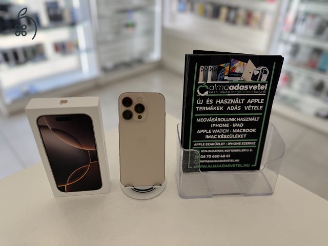 iPhone 16 Pro 256GB Független Hibátlan/1-3 hónap gar./Akku 96%/p4894