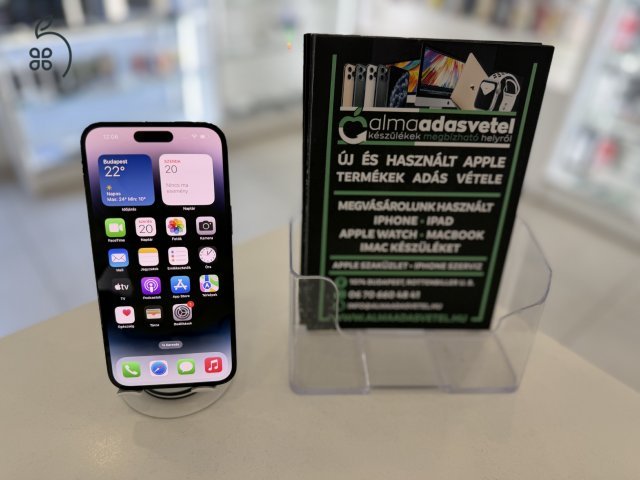 iPhone 14 Pro Max 256GB Független 1 hónap gar./Akku 86%/p4896