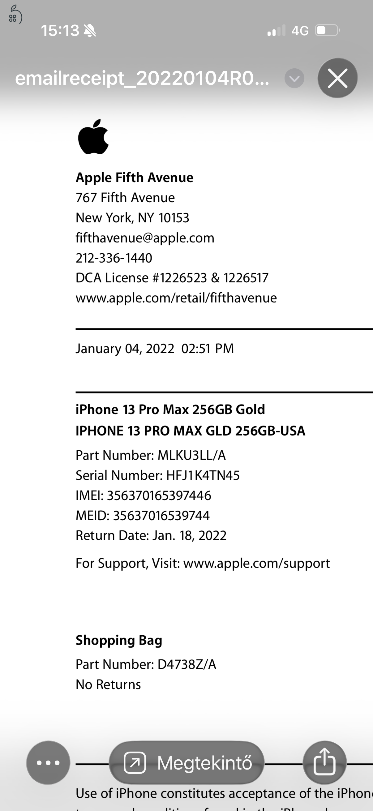 Iphone 13pro max 256Gb 
