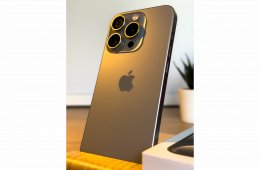 iPhone 15 Pro 128GB - Titánszürke - Karcmentes (Csak eSIM!) + Ajándék Spigen tokok