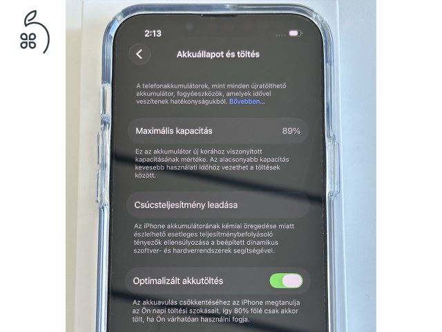 iPhone 13 128gb Midnight - Újszerű állapot, 89% akku, független