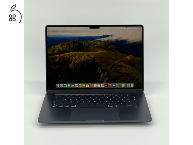 MacBook Air 15″ 2024, M3 8 Core, 16 GB RAM, 10 core GPU, 512 GB SSD, Midnight 27% Áfás, 0433AB