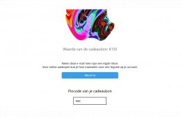 150 EUR-s Apple Store elektronikus voucher/utalvány  35.000 forintért, CSAK HOLLAND APPLE STORE-ban felhasználható