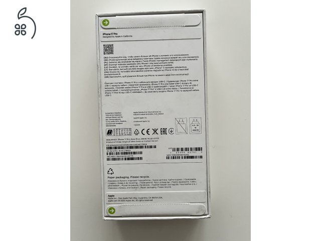 iPhone 17 Pro 256GB Új!