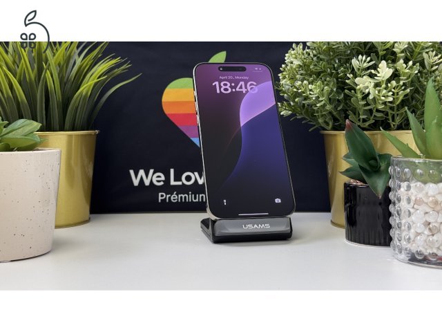  iPhone 16 Pro Max 1TB Natúr Titán, Független - Számla, 1ÉV Garancia
