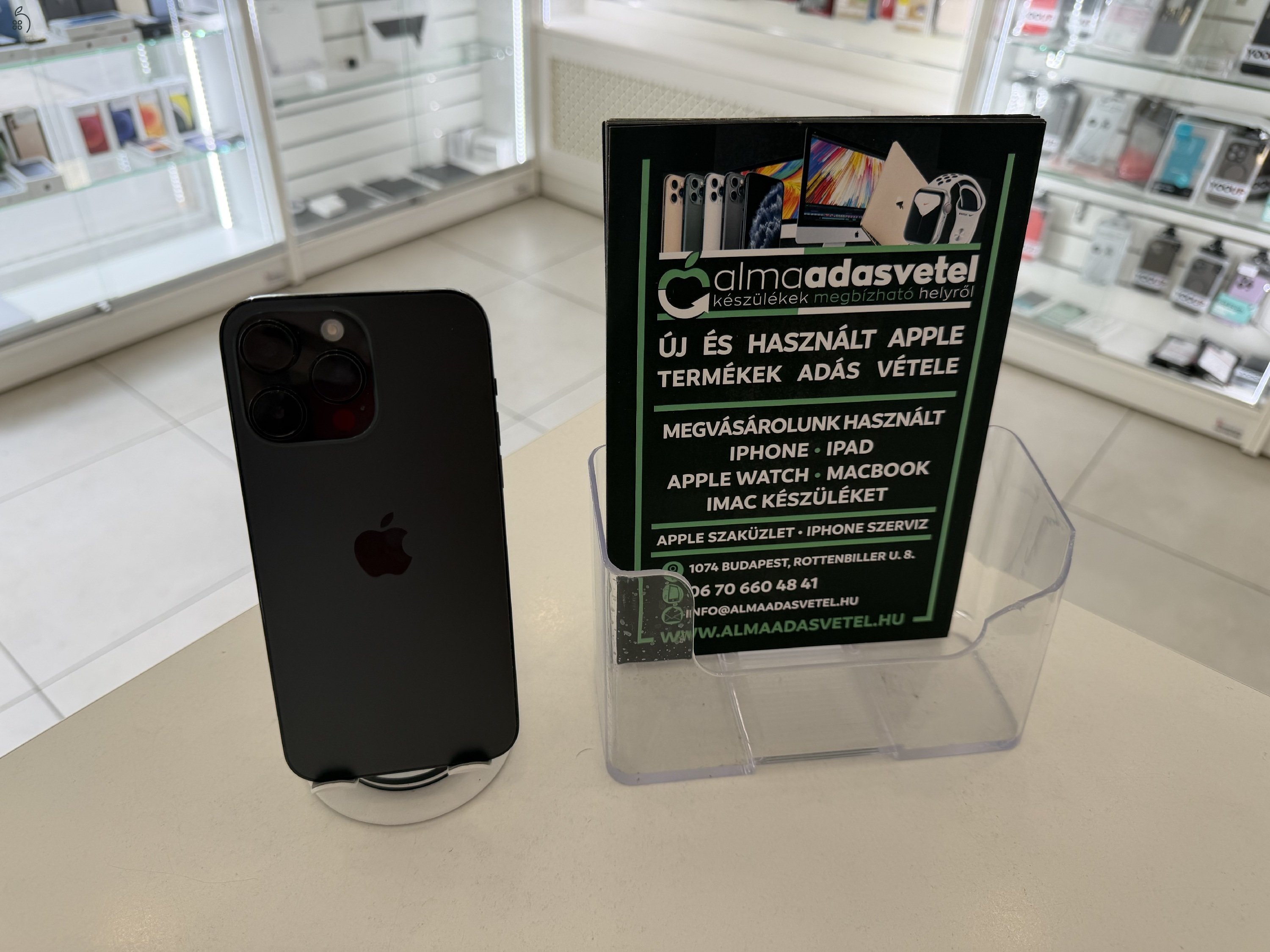 iPhone 14 Pro Max 128GB Független Használt/1-3 hónap gar./Akku 100%/p4900