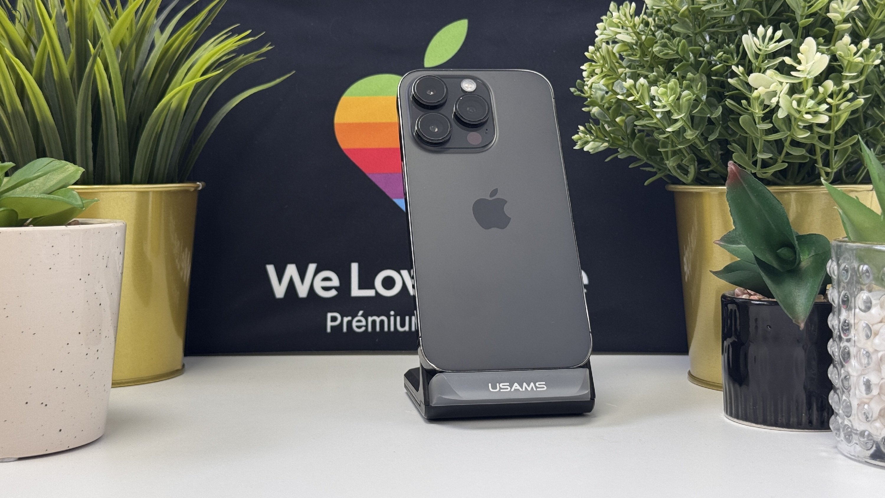  iPhone 14 Pro 256GB Fekete, Független - Számla, 1ÉV Garancia 
