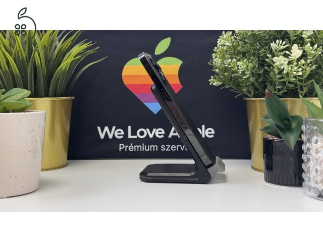  iPhone 14 Pro 256GB Fekete, Független - Számla, 1ÉV Garancia 
