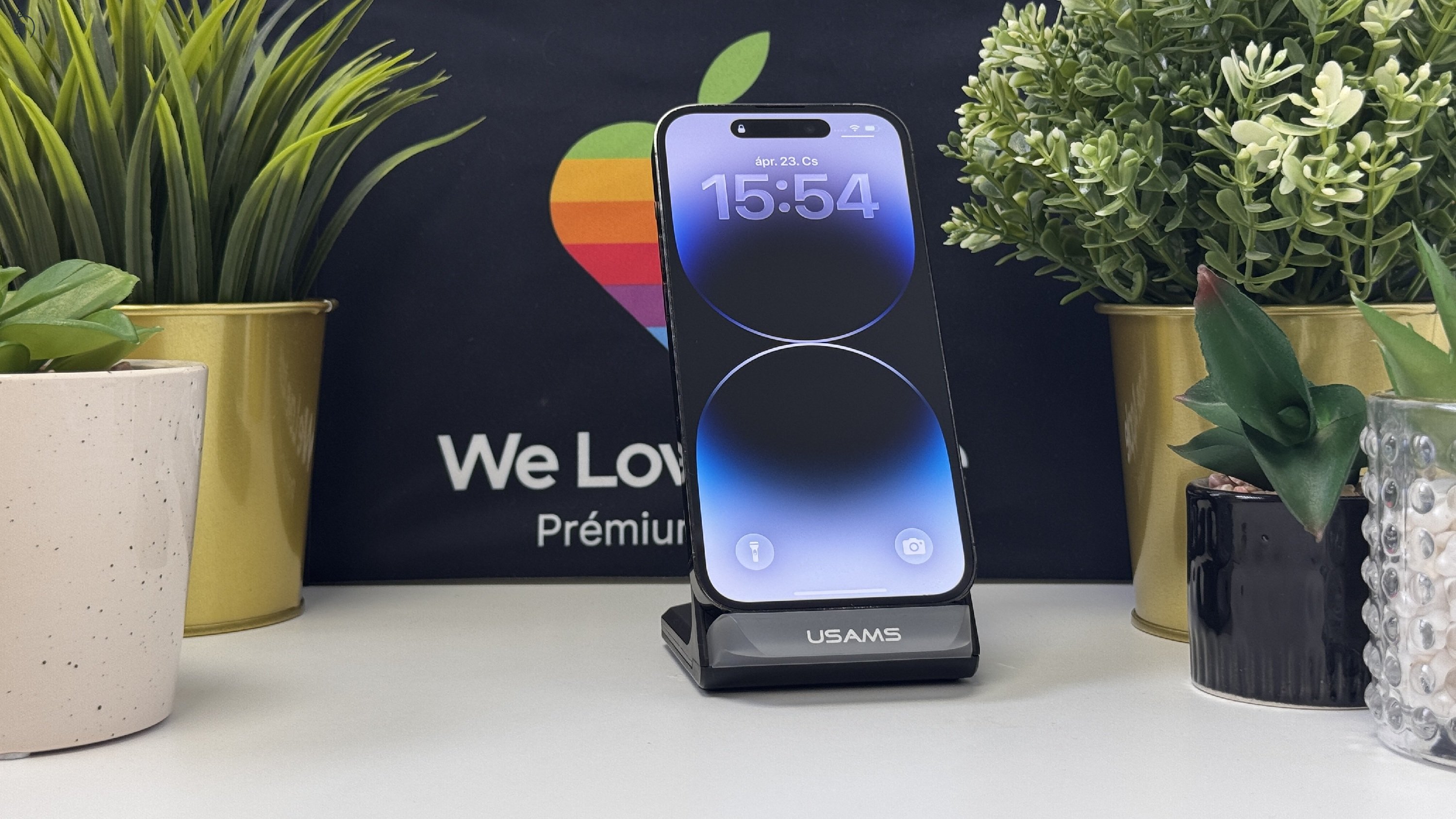 iPhone 14 Pro 256GB Fekete, Független - Számla, 1ÉV Garancia 